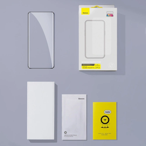 Szkło hartowane Baseus 0,25mm Huawei Mate 40 Pro Full Cover