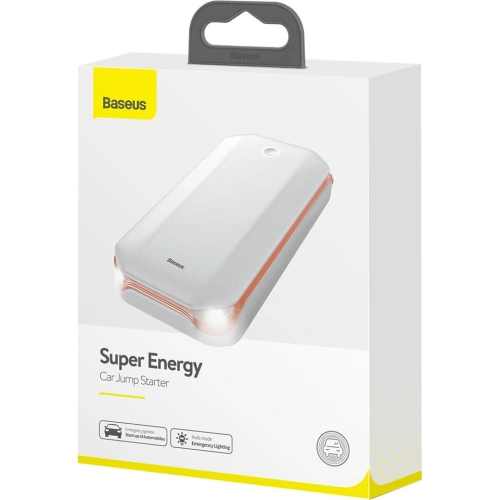 Urządzenie rozruchowe booster Baseus Power Starter Jump Starter Powerbank 8000mAh 12V 800A biały
