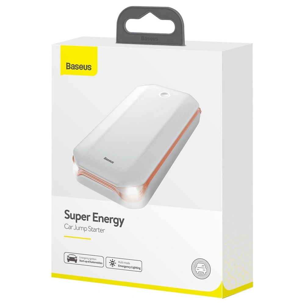 Hurtownia GSM - Urządzenie rozruchowe booster Baseus Power Starter Jump Starter Powerbank 8000mAh 12V 800A biały - BSU3270WHT - {ean13} - Hurt