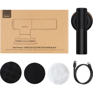 Hurtownia GSM - Bezprzewodowa elektryczna maszyna polerska Baseus 30W 4000mAh czarna - BSU3271BLK - {ean13} - Hurt