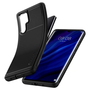 Hurtownia GSM - Case Spigen Rugged Armor Huawei P30 Pro Schwarz - SPN284BLK - {ean13} - Hurt