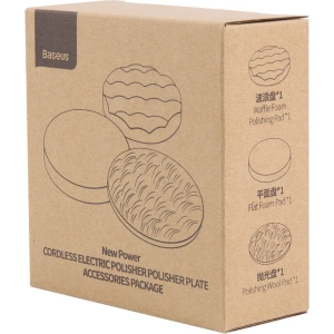 Hurtownia GSM - Zestaw akcesoriów do bezprzewodowej maszyny polerskiej Baseus CRDLQ-B01 [3 PACK] - BSU3272 - {ean13} - Hurt
