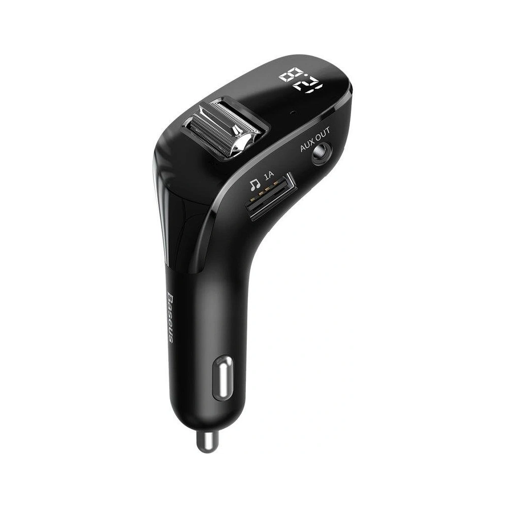 Hurtownia GSM - Transmiter FM Baseus F40 Bluetooth port AUX nabíječka do auta 2x USB 15W 2A černá - BSU3273BLK - {ean13} - Hurt