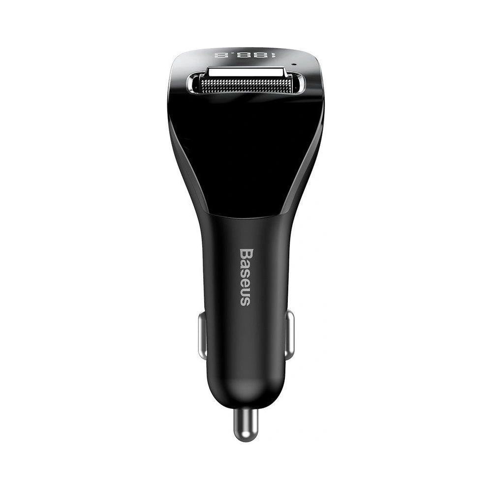 Hurtownia GSM - Transmiter FM Baseus F40 Bluetooth port AUX nabíječka do auta 2x USB 15W 2A černá - BSU3273BLK - {ean13} - Hurt