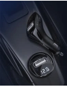 Hurtownia GSM - Transmiter FM Baseus F40 Bluetooth port AUX nabíječka do auta 2x USB 15W 2A černá - BSU3273BLK - {ean13} - Hurt