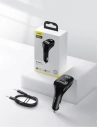 Hurtownia GSM - Transmiter FM Baseus F40 Bluetooth port AUX ładowarka samochodowa 2x USB 15W 2A czarny - BSU3273BLK - {ean13} - Hurt