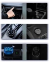 Hurtownia GSM - Transmitter FM Baseus S-16 Bluetooth 5.0 2x USB nabíječka do auta AUX MP3 TF micro SD 3,1 A černá - BSU3274BLK - {ean13} - Hurt