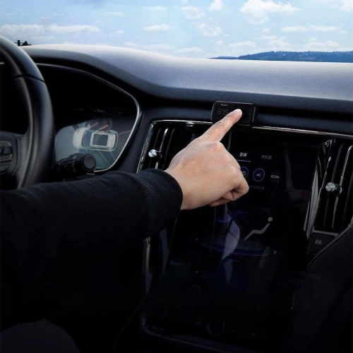 Transmiter FM Baseus S-16 Bluetooth 5.0 2x USB ładowarka samochodowa AUX MP3 TF micro SD 3,1 A czarny