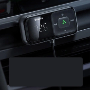 Hurtownia GSM - Transmitter FM Baseus S-16 Bluetooth 5.0 2x USB nabíječka do auta AUX MP3 TF micro SD 3,1 A černá - BSU3274BLK - {ean13} - Hurt