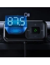 Hurtownia GSM - Transmiter FM Baseus S-16 Bluetooth 5.0 2x USB ładowarka samochodowa AUX MP3 TF micro SD 3,1 A czarny - BSU3274BLK - {ean13} - Hurt