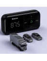 Hurtownia GSM - Transmiter FM Baseus S-16 Bluetooth 5.0 2x USB ładowarka samochodowa AUX MP3 TF micro SD 3,1 A czarny - BSU3274BLK - {ean13} - Hurt