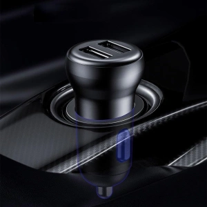Hurtownia GSM - Transmitter FM Baseus S-16 Bluetooth 5.0 2x USB nabíječka do auta AUX MP3 TF micro SD 3,1 A černá - BSU3274BLK - {ean13} - Hurt