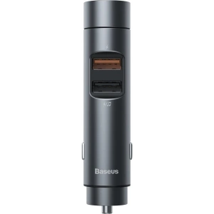 Hurtownia GSM - Transmiter FM Baseus Bluetooth 5.0 nabíječka do auta 2x USB 3 A 18 W PPS Quick Charge 3.0 AFC FCP grafitový - BSU3275GPH - {ean13} - Hurt