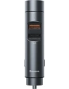 Wholesale Baseus FM Transmiter Bluetooth 5.0 car charger 2x USB 3 A 18 W PPS Quick Charge 3.0 AFC FCP graphite - BSU3275GPH - {ean13} - Hurt