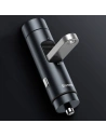 Hurtownia GSM - Transmiter FM Baseus Bluetooth 5.0 ładowarka samochodowa 2x USB 3 A 18 W PPS Quick Charge 3.0 AFC FCP grafitowy - BSU3275GPH - {ean13} - Hurt