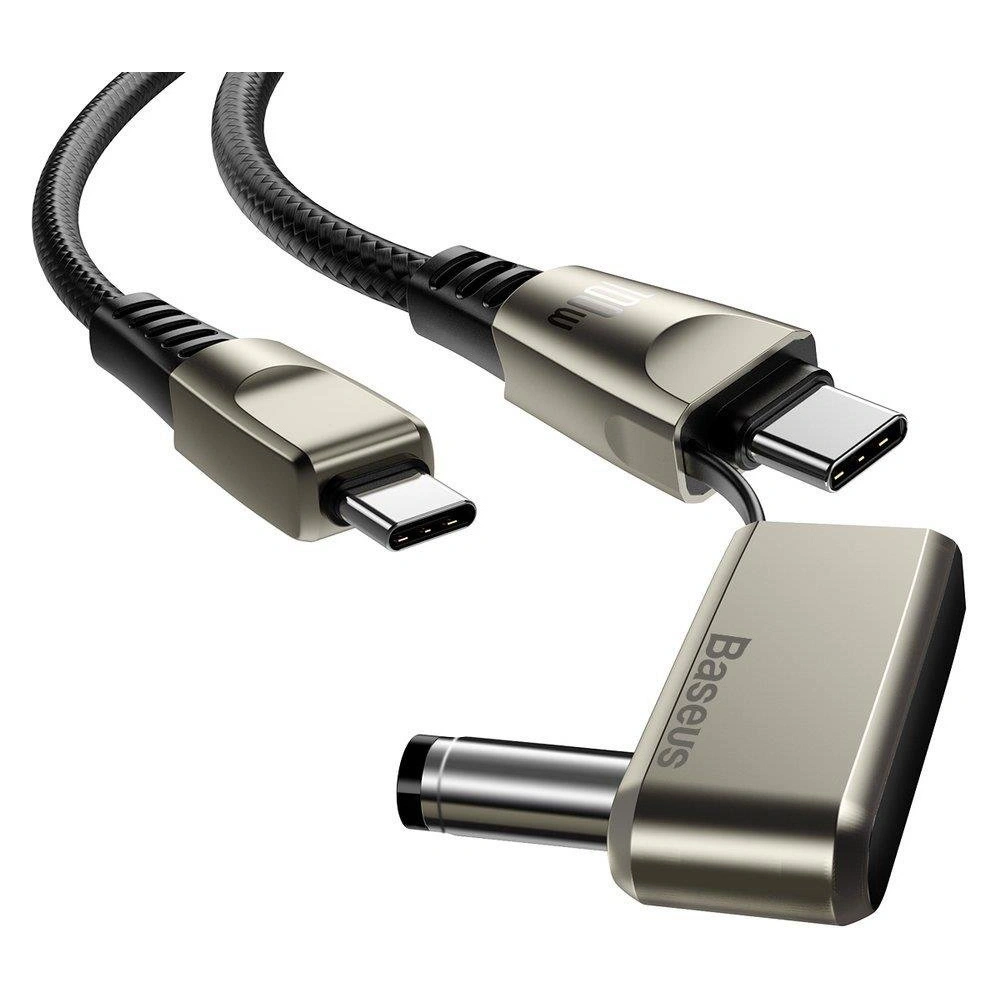 Hurtownia GSM - Kabel Baseus Flash Series 2w1 USB-C - USB-C + DC adaptér 100W 2m černý - BSU3276BLK - {ean13} - Hurt