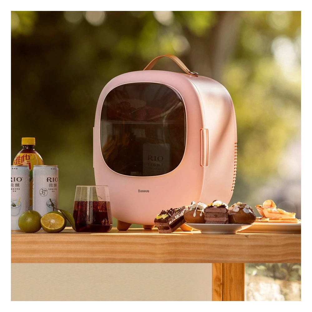 Hurtownia GSM - Lodówka turystyczna z podgrzewaniem Baseus Zero Space Fridge 8L 220V EU/12V biały - BSU3278WHT - {ean13} - Hurt