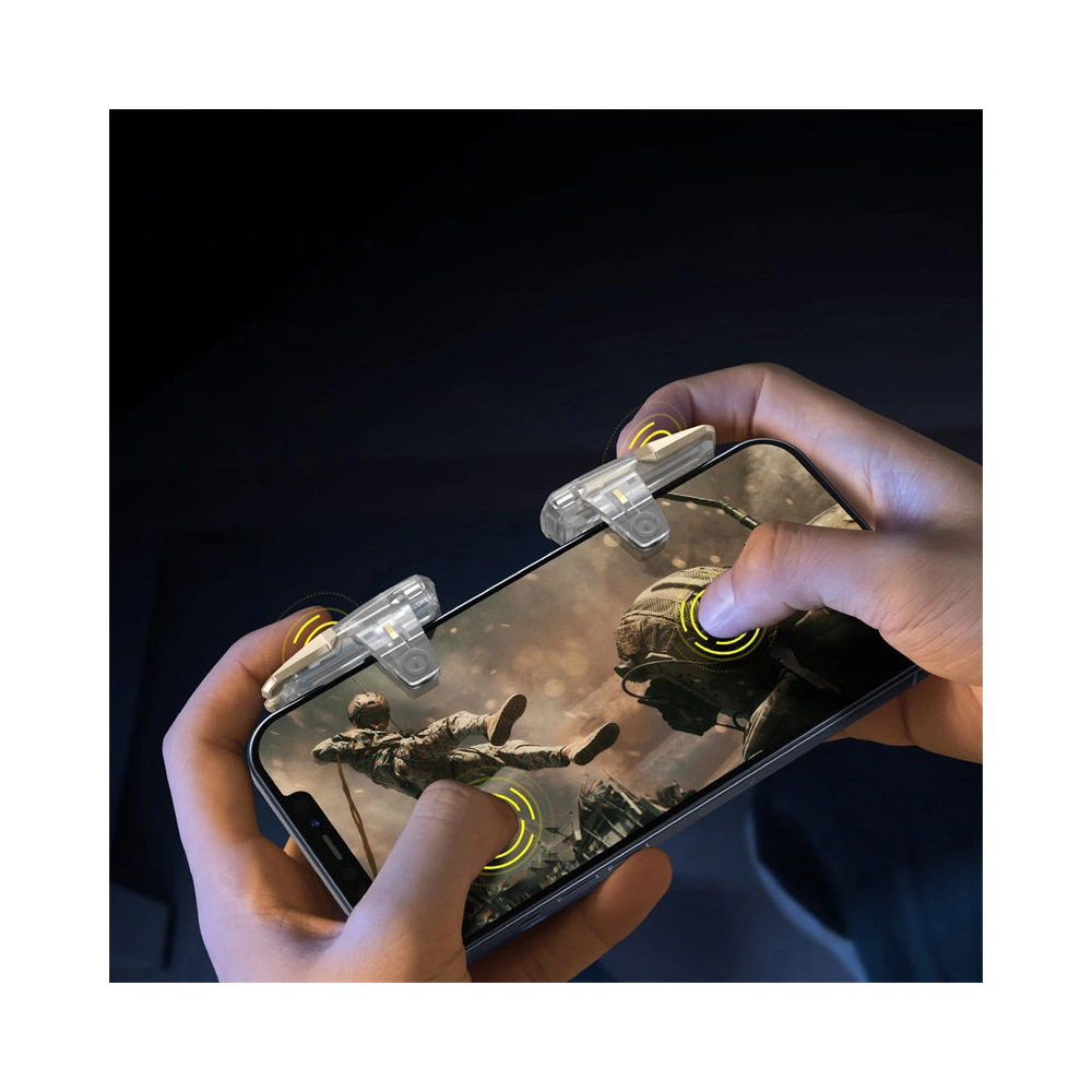 Wholesale Baseus GAMO GA10 gaming buttons for the phone pad gamepad joystick transparent - BSU3280CL - {ean13} - Hurt