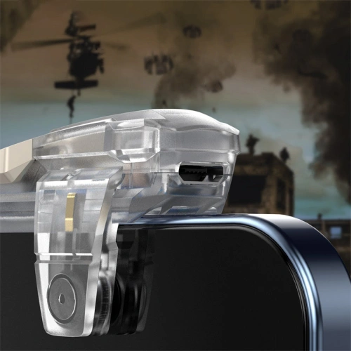 Przyciski do gier Baseus GAMO GA10 do telefonu pad gamepad joystick przezroczysty