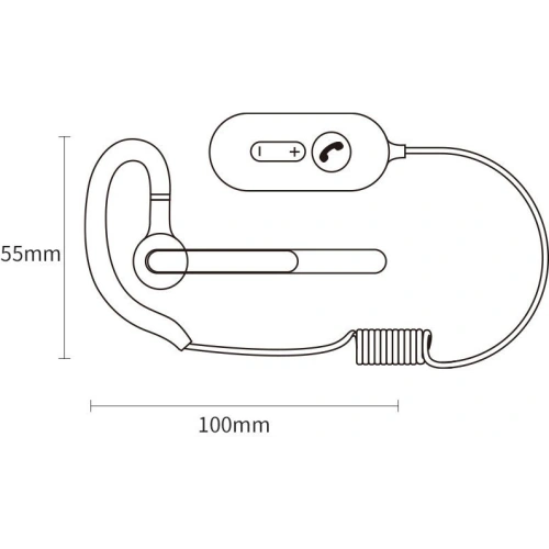 Słuchawka Baseus Covo Bluetooth 5.0 sterowana głosem czarny