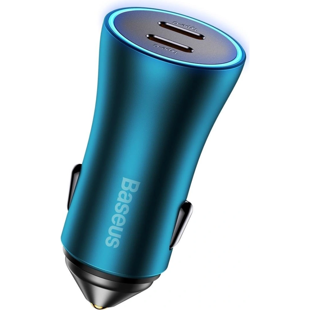 Hurtownia GSM - Auto nabíječka Baseus Golden Contactor Pro 2x USB-C 40W modrá - BSU3283BLU - {ean13} - Hurt