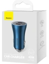Hurtownia GSM - Ładowarka samochodowa Baseus Golden Contactor Pro 2x USB-C 40W niebieski - BSU3283BLU - {ean13} - Hurt