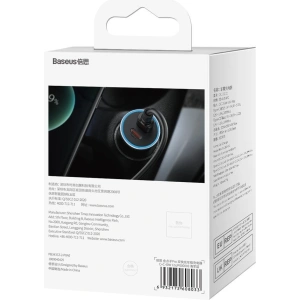 Hurtownia GSM - Ładowarka samochodowa Baseus Golden Contactor Pro 2x USB-C 40W niebieski - BSU3283BLU - {ean13} - Hurt