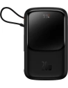 Baseus Qpow powerbank 10000mAh built-in Lightning 20W Quick Charge cable SCP AFC FCP black