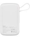 Hurtownia GSM - Powerbank Baseus Qpow 10000mAh wbudowany kabel Lightning 20W Quick Charge SCP AFC FCP biały - BSU3285WHT - {ean13} - Hurt
