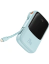 Wholesale Baseus Qpow powerbank 10000mAh built-in Lightning 20W Quick Charge cable SCP AFC FCP blue - BSU3286BLU - {ean13} - Hurt