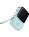 Wholesale Baseus Qpow powerbank 10000mAh built-in USB-C cable 22.5W Quick Charge SCP AFC FCP blue - BSU3287BLU - {ean13} - Hurt