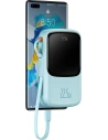 Hurtownia GSM - Powerbank Baseus Qpow 10000mAh s vestavěným kabelem USB-C 22.5W Quick Charge SCP AFC FCP modrý - BSU3287BLU - {ean13} - Hurt