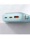 Wholesale Baseus Qpow powerbank 10000mAh built-in USB-C cable 22.5W Quick Charge SCP AFC FCP blue - BSU3287BLU - {ean13} - Hurt