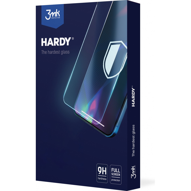 Szkło hartowane 3MK Hardy Samsung Galaxy S22+ Plus czarny/black