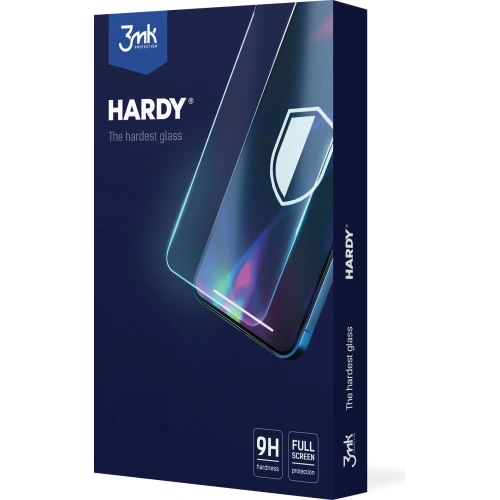 Szkło hartowane 3MK Hardy Apple iPhone 12 Pro Max czarny/black