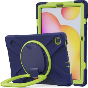 Hurtownia GSM - Etui Tech-Protect X-armor Galaxy Samsung Tab S6 Lite 10.4 2022/2020 Navy/lime - THP1126NAVLIM - {ean13} - Hurt