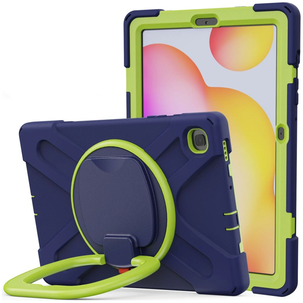 Hurtownia GSM - Etui Tech-Protect X-armor Galaxy Samsung Tab S6 Lite 10.4 2022/2020 Námořnická/zelená - THP1126NAVLIM - {ean13} - Hurt