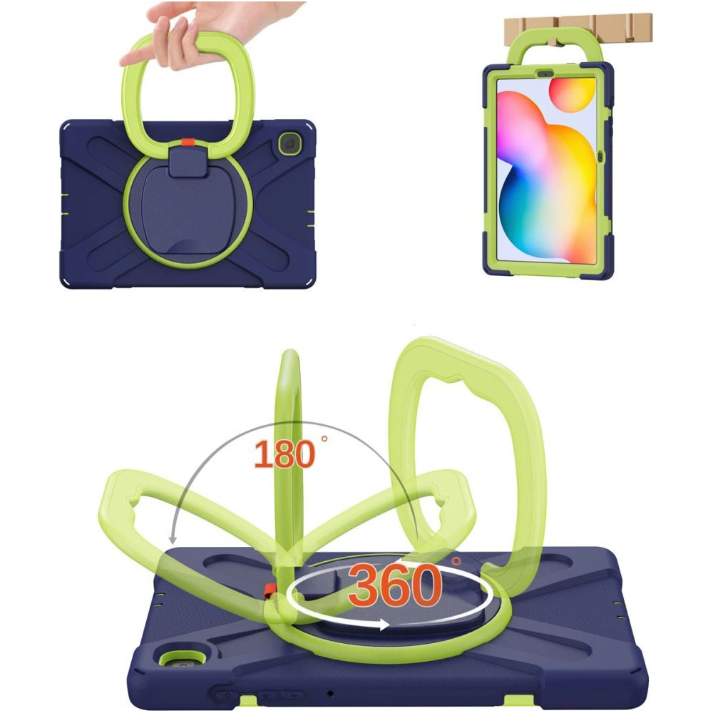 Hurtownia GSM - Etui Tech-Protect X-armor Galaxy Samsung Tab S6 Lite 10.4 2022/2020 Námořnická/zelená - THP1126NAVLIM - {ean13} - Hurt