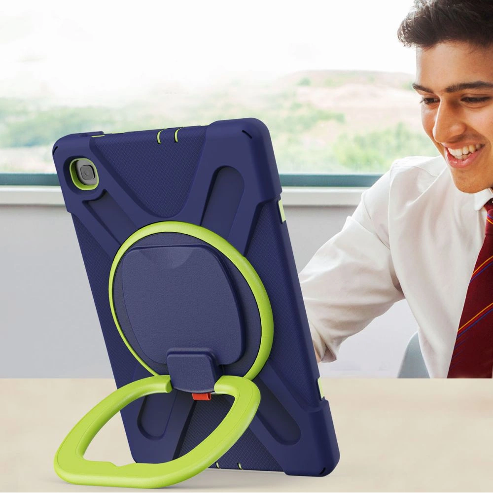 Hurtownia GSM - Etui Tech-Protect X-armor Galaxy Samsung Tab S6 Lite 10.4 2022/2020 Námořnická/zelená - THP1126NAVLIM - {ean13} - Hurt