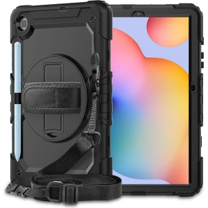 Hurtownia GSM - Etui Tech-Protect Solid360 Galaxy Samsung Tab S6 Lite 10.4 2022/2020 Black - THP1128BLK - {ean13} - Hurt