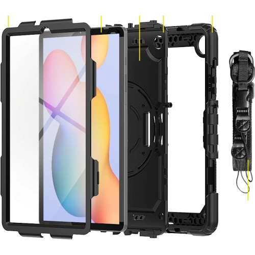 Etui Tech-Protect Solid360 Galaxy Samsung Tab S6 Lite 10.4 2022/2020 Black
