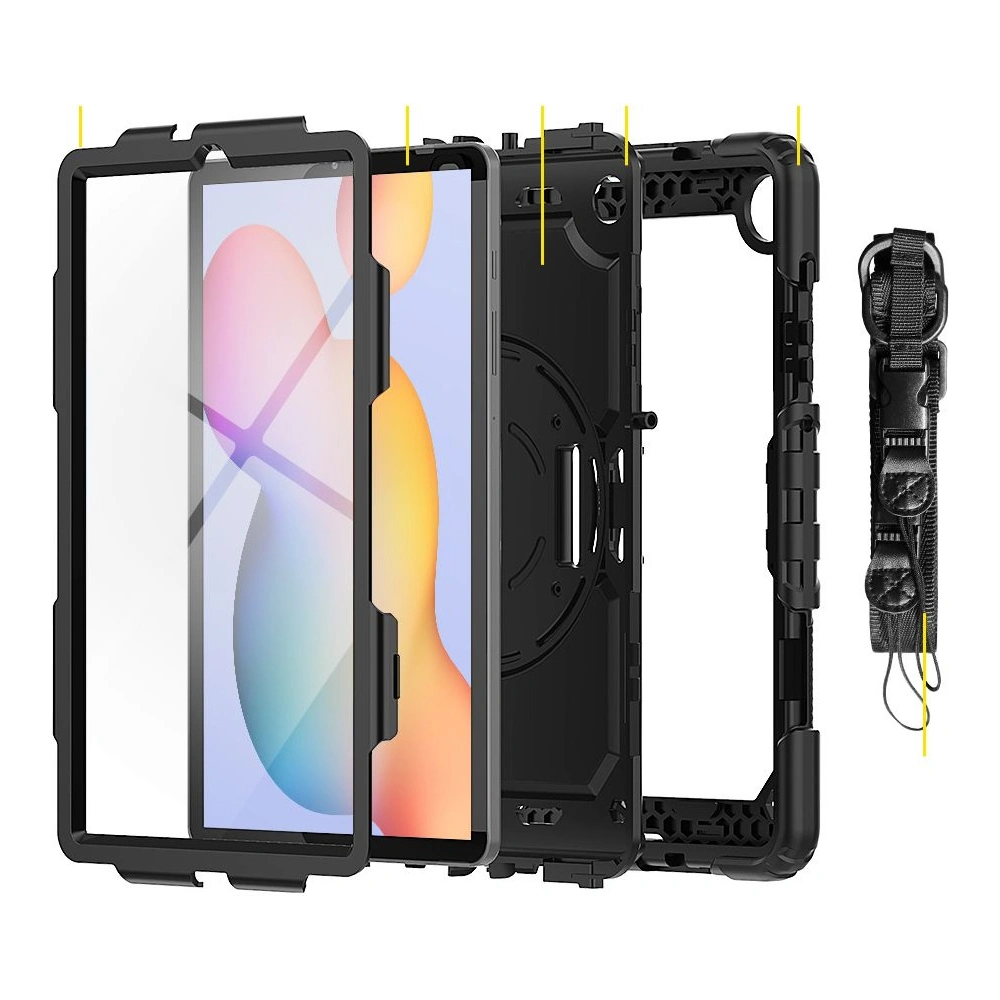 Hurtownia GSM - Etui Tech-Protect Solid360 Galaxy Samsung Tab S6 Lite 10.4 2022/2020 Černé - THP1128BLK - {ean13} - Hurt