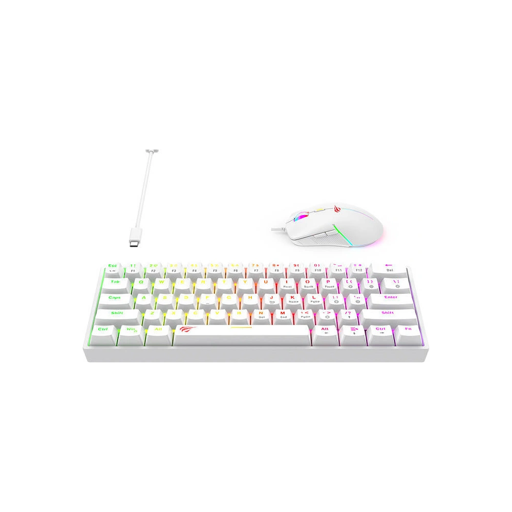 Hurtownia GSM - Sada 2w1 Havit KB867CM Mechanická klávesnice + RGB myš - HVT167 - {ean13} - Hurt