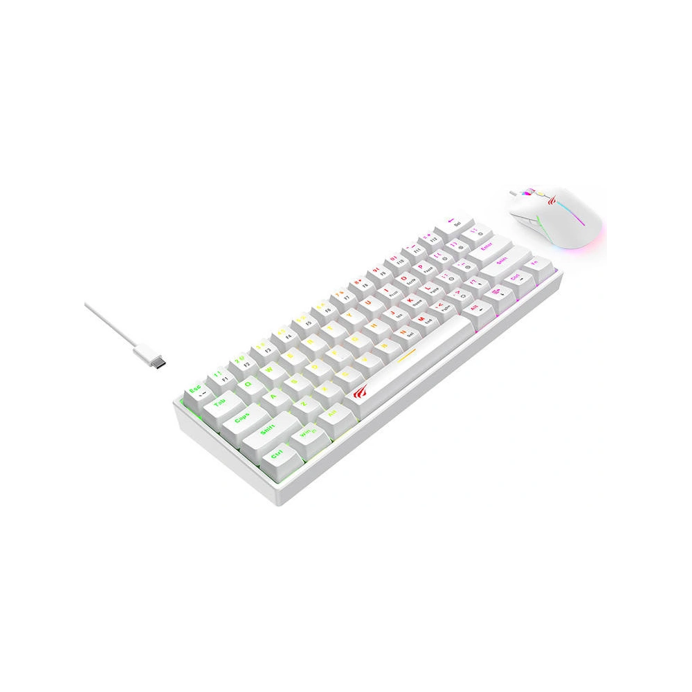 Hurtownia GSM - Sada 2w1 Havit KB867CM Mechanická klávesnice + RGB myš - HVT167 - {ean13} - Hurt