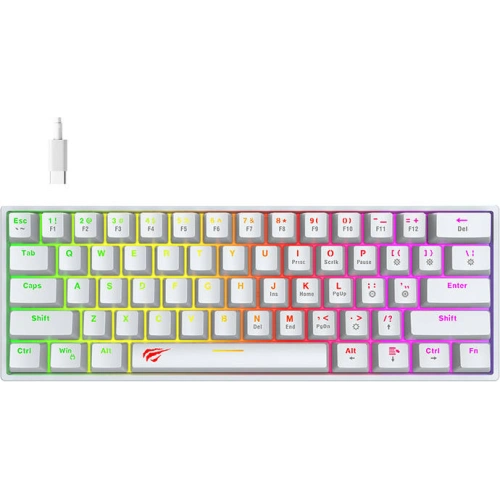 Zestaw 2w1 Havit KB867CM Klawiatura mechaniczna + myszka RGB