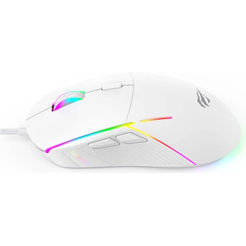 Mysz gamingowa Havit MS961 RGB 1200-12000 DPI (biała)
