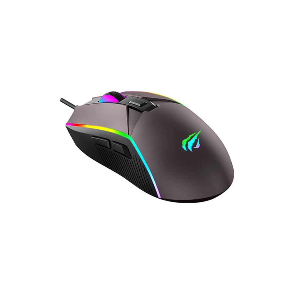 Hurtownia GSM - Herní myš Havit MS1028 RGB 1200-7200 DPI (okrová) - HVT169OCH - {ean13} - Hurt