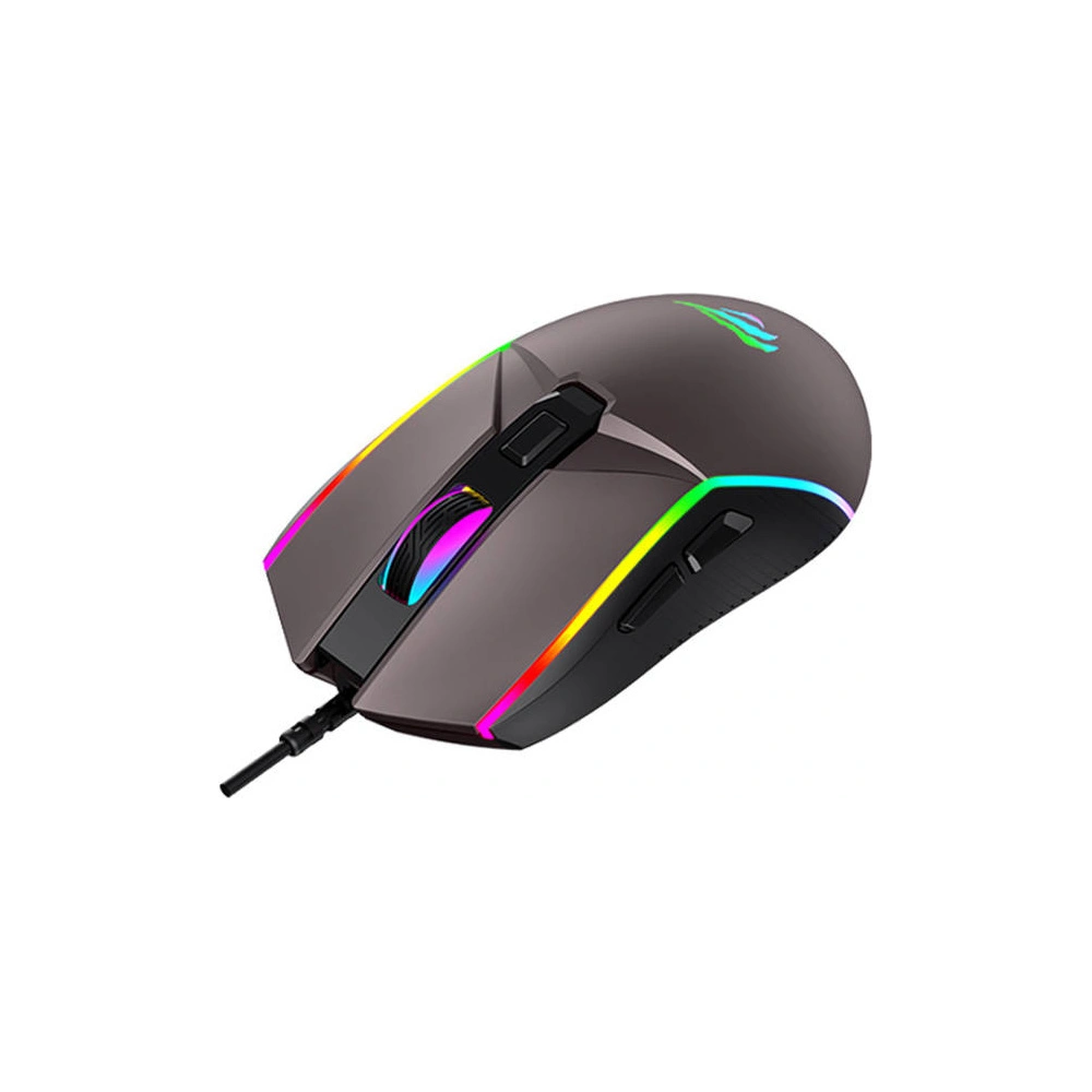 Hurtownia GSM - Herní myš Havit MS1028 RGB 1200-7200 DPI (okrová) - HVT169OCH - {ean13} - Hurt