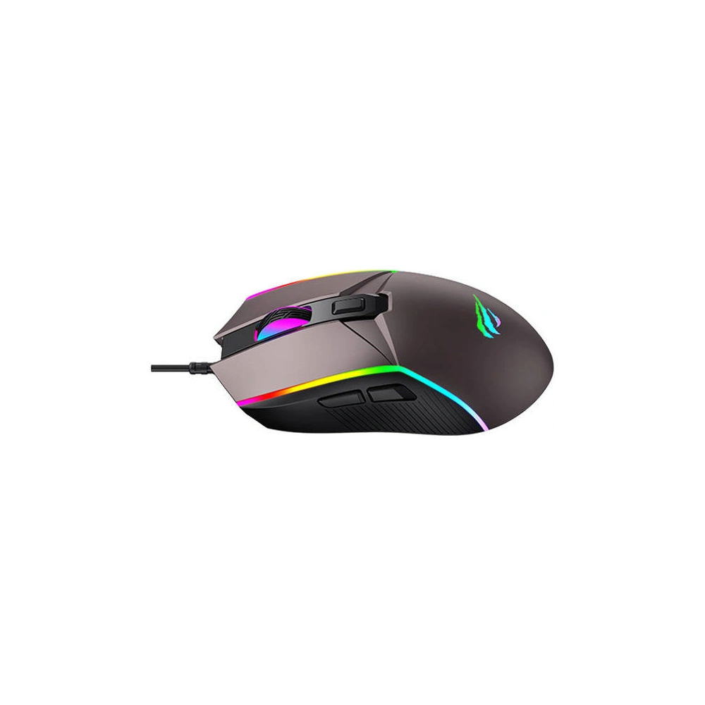 Hurtownia GSM - Herní myš Havit MS1028 RGB 1200-7200 DPI (okrová) - HVT169OCH - {ean13} - Hurt