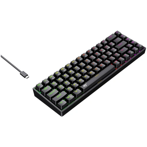 Mechaniczna klawiatura gamingowa Havit KB865L RGB (czarna)